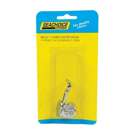 Seachoice 36121 Chrome Plated Brass Cabin Door Hook 2 in. 8091829